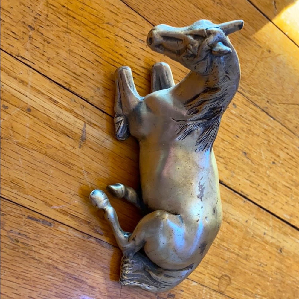Gorgeous one of a kind pewter horse